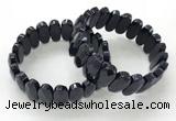 CGB3324 7.5 inches 10*20mm faceted oval blue goldstone bracelets