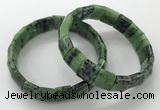 CGB3339 7.5 inches 10*15mm rectangle ruby zoisite bracelets