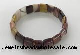 CGB3340 7.5 inches 10*15mm rectangle mookaite bracelets