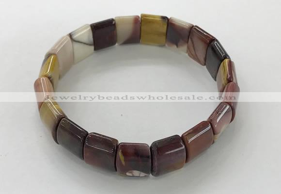 CGB3340 7.5 inches 10*15mm rectangle mookaite bracelets