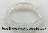 CGB3365 7.5 inches 10*15mm oval synthetic moonstone bracelets