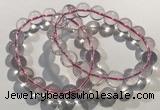 CGB4002 7.5 inches 12mm round rose quartz beaded bracelets