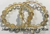 CGB4031 7.5 inches 10mm round citrine beaded bracelets wholesale