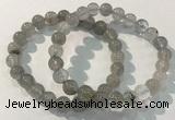 CGB4102 7.5 inches 8mm round rutilated quartz beaded bracelets