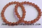 CGB4538 7.5 inches 7mm - 8mm round golden sunstone beaded bracelets