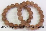 CGB4615 12mm - 13mm round golden rutilated quartz beaded bracelets