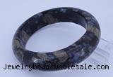 CGB477 Inner diameter 62mm fashion grey opal gemstone bangle