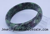 CGB481 Inner diameter 62mm fashion natural ruby zoisite gemstone bangle