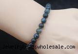 CGB5026 6mm, 8mm round moss agate beads stretchy bracelets