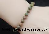 CGB5062 6mm, 8mm round unakite beads stretchy bracelets