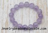 CGB5308 10mm, 12mm round lavender amethyst beads stretchy bracelets