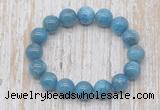 CGB5321 10mm, 12mm round apatite beads stretchy bracelets