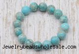 CGB5368 10mm, 12mm round sea sediment jasper beads stretchy bracelets