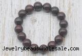 CGB5379 10mm, 12mm round brecciated jasper beads stretchy bracelets