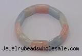 CGB668 7.5 inches 15*20mm morganite gemstone bracelet