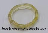 CGB670 7.5 inches 15*18mm lemon quartz bracelet wholesale