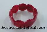 CGB700 8 inches 25*30mm agate gemstone bracelet wholesale