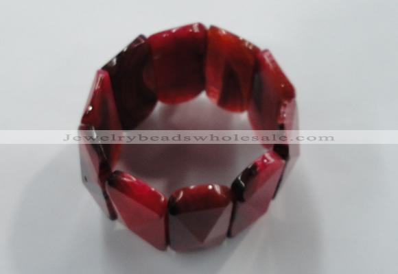 CGB708 8 inches 21*55mm agate gemstone bracelet wholesale