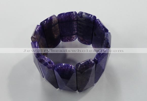 CGB710 8 inches 21*55mm agate gemstone bracelet wholesale