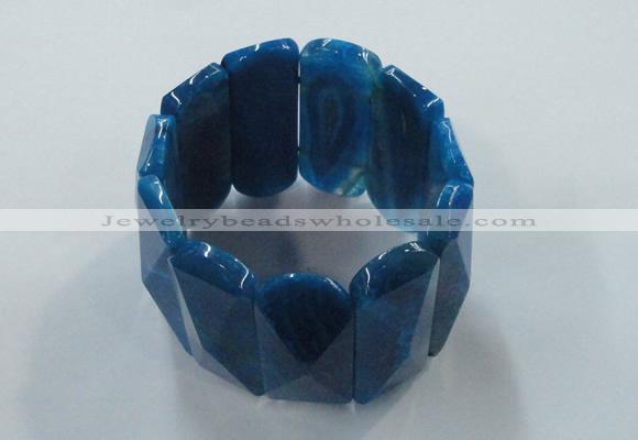 CGB711 8 inches 21*55mm agate gemstone bracelet wholesale