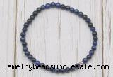 CGB7208 4mm tiny blue tiger eye beaded meditation yoga bracelets