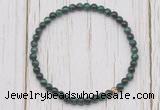 CGB7209 4mm tiny green tiger eye beaded meditation yoga bracelets