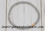 CGB7305 4mm tiny labradorite beaded meditation yoga bracelets