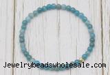 CGB7309 4mm tiny apatite beaded meditation yoga bracelets