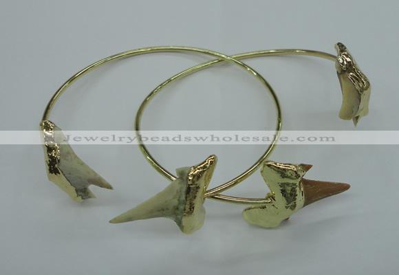 CGB765 20*22mm - 20*25mm shark teeth bangles wholesale