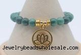 CGB7781 8mm African jade bead with luckly charm bracelets