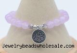 CGB7872 8mm candy jade bead with luckly charm bracelets wholesale