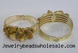 CGB822 30*68mm - 30*70mm druzy agate gemstone bangles wholeasale