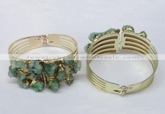 CGB827 30*68mm - 30*70mm druzy agate gemstone bangles wholeasale