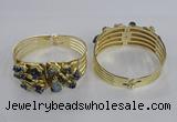 CGB845 30*68mm - 30*70mm druzy agate gemstone bangles wholeasale