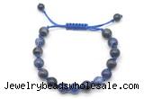 CGB8779 8mm,10mm round sodalite adjustable macrame bracelets