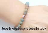 CGB9250 8mm, 10mm serpentine jasper & drum hematite power beads bracelets