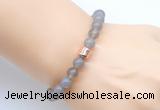 CGB9261 8mm, 10mm grey agate & drum hematite power beads bracelets