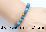 CGB9295 8mm, 10mm apatite & drum hematite power beads bracelets