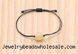 CGB9915 Fashion 12mm honey jade adjustable bracelet jewelry