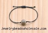 CGB9938 Fashion 12mm feldspar gemstone adjustable bracelet jewelry