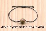 CGB9942 Fashion 12mm unakite gemstone adjustable bracelet jewelry