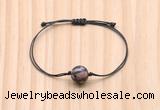 CGB9943 Fashion 12mm rhodonite gemstone adjustable bracelet jewelry