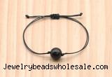 CGB9947 Fashion 12mm golden obsidian adjustable bracelet jewelry