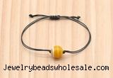 CGB9955 Fashion 12mm yellow banded agate adjustable bracelet jewelry