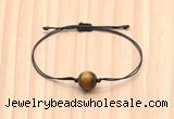 CGB9968 Fashion 12mm yellow tiger eye adjustable bracelet jewelry