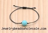 CGB9981 Fashion 12mm amazonite gemstone adjustable bracelet jewelry