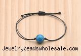 CGB9982 Fashion 12mm apatite gemstone adjustable bracelet jewelry