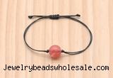 CGB9993 Fashion 12mm cherry quartz adjustable bracelet jewelry