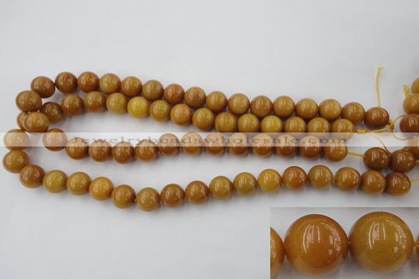 CGJ304 15.5 inches 12mm round goldstone jade beads wholesale