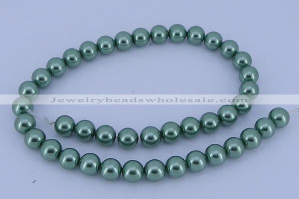 CGL229 5PCS 16 inches 18mm round dyed plastic pearl beads wholesale